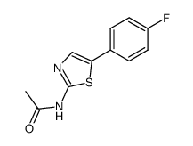 N-[5-(4-fluoro-phenyl)-thiazol-2-yl]-acetamide Structure