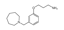 3-[3-(azepan-1-ylmethyl)phenoxy]propan-1-amine Structure