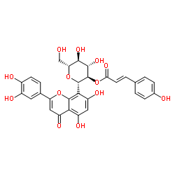 Orientin 2''-O-p-trans-coumarate Structure