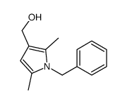 1-BENZYL-3-(HYDROXYMETHYL)-2,5-DIMETHYLPYRROLE Structure