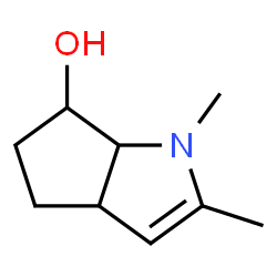 Cyclopenta[b]pyrrol-6-ol, 1,3a,4,5,6,6a-hexahydro-1,2-dimethyl- (9CI) Structure