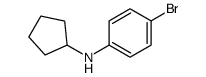 N-CYCLOPENTYL-4-BROMOANILINE Structure