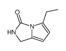 1-Ethyl-3-oxo-2,3-dihydro-1H-pyrrolo<1,2-c>imidazol结构式