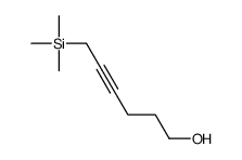 6-trimethylsilylhex-4-yn-1-ol结构式