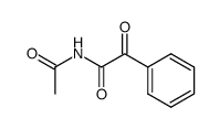 N-acetyl-2-oxo-2-phenylacetamide Structure