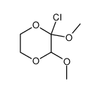 2-chloro-2,3-dimethoxy-1,4-dioxane结构式