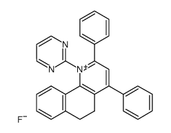 2,4-diphenyl-1-(pyrimidin-2-yl)-5,6-dihydrobenzo[h]quinolin-1-ium fluoride Structure