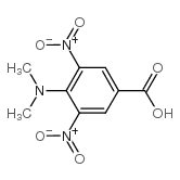 4-DIMETHYLAMINO-3,5-DINITROBENZOIC ACID structure