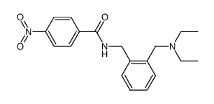 N,N-Diethyl-2-(p-nitrobenzamidomethyl)-benzylamine Structure