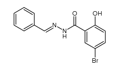 Benzaldehyd-5-bromsalicyloylhydrazon结构式