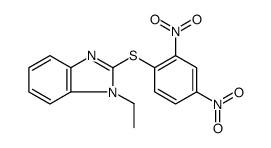 2-[(2,4-DINITROPHENYL)THIO]-1-ETHYL-1H-BENZIMIDAZOLE picture