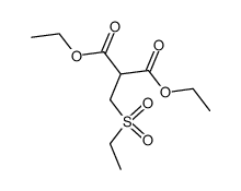 ethanesulfonylmethyl-malonic acid diethyl ester结构式