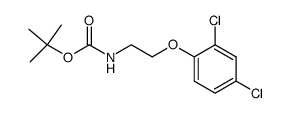 tert-butyl (2-(2,4-dichlorophenoxy)ethyl)carbamate Structure