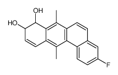 3-fluoro-7,12-dimethyl-8,9-dihydrobenzo[a]anthracene-8,9-diol Structure