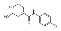 3-(4-chlorophenyl)-1,1-bis(2-hydroxyethyl)urea Structure