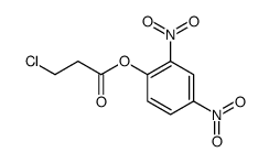 (2,4-dinitrophenyl) 3-chloropropanoate结构式