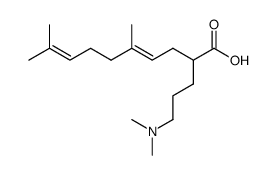 (E)-2-(3-Dimethylamino-propyl)-5,9-dimethyl-deca-4,8-dienoic acid Structure