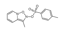 3-methyl-2-tosyloxy-2H-(1,2,5)oxadiazolo(2,3-a)pyridine结构式