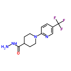 5'-TRIFLUOROMETHYL-3,4,5,6-TETRAHYDRO-2 H-[1,2']BIPYRIDINYL-4-CARBOXYLIC ACID HYDRAZIDE Structure