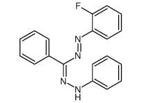 N'-anilino-N-(2-fluorophenyl)iminobenzenecarboximidamide Structure