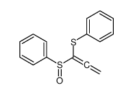 1-(benzenesulfinyl)propa-1,2-dienylsulfanylbenzene Structure