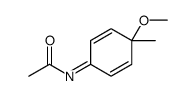 N-(4-methoxy-4-methylcyclohexa-2,5-dien-1-ylidene)acetamide Structure