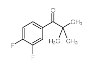 3',4'-DIFLUORO-2,2-DIMETHYLPROPIOPHENONE structure