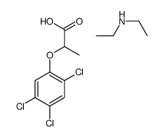 diethylammonium 2-(2,4,5-trichlorophenoxy)propionate Structure