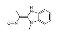 Ethanone, 1-(1-methyl-1H-benzimidazol-2-yl)-, oxime (9CI) structure