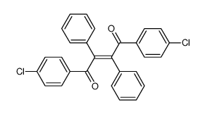 1,4-bis-(4-chloro-phenyl)-2,3-diphenyl-but-2-ene-1,4-dione结构式