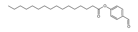 4-formylphenyl palmitate Structure