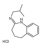 4,5-dihydro-3H-1-benzazepin-2-yl(2-methylpropyl)azanium,chloride结构式