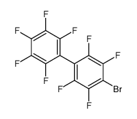 1-bromo-2,3,5,6-tetrafluoro-4-(2,3,4,5,6-pentafluorophenyl)benzene Structure