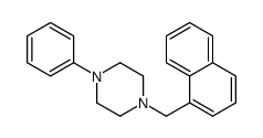 1-(naphthalen-1-ylmethyl)-4-phenylpiperazine Structure