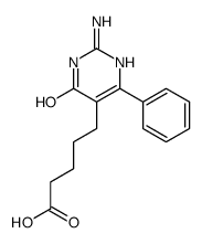 5-(2-amino-4-oxo-6-phenyl-1H-pyrimidin-5-yl)pentanoic acid Structure