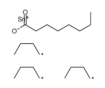 Octanoic acid,tributylstannyl ester Structure