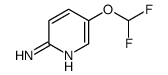 5-(二氟甲氧基)吡啶-2-胺结构式