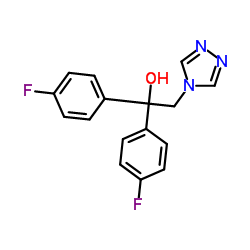 1,1-Bis(4-fluorophenyl)-2-(4H-1,2,4-triazol-4-yl)ethanol Structure