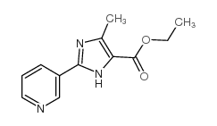 5-METHYL-2-PYRIDIN-3-YL-3H-IMIDAZOLE-4-CARBOXYLIC ACID ETHYL ESTER Structure