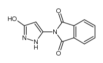 2-(5-Hydroxy-2H-pyrazol-3-yl)-isoindole-1,3-dione Structure