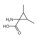 Cyclopropanecarboxylic acid, 1-amino-2,3-dimethyl- (9CI)结构式