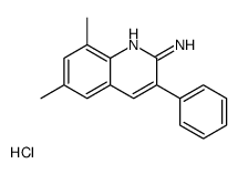 2-Amino-6,8-dimethyl-3-phenylquinoline hydrochloride structure