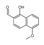 1-hydroxy-5-methoxynaphthalene-2-carbaldehyde Structure