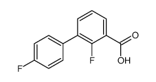 2,4'-DIFLUORO-[1,1'-BIPHENYL]-3-CARBOXYLIC ACID结构式