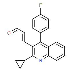 2-Propenal,3-[2-cyclopropyl-4-(4-fluorophenyl)-3-quinolinyl]- picture