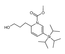 2-(3-hydroxypropyl)-1-(methoxycarbonyl)-5-(triisopropylsilyl)-1,2-dihydropyridine Structure