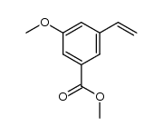 3-methoxy-5-vinylbenzoic acid methyl ester Structure