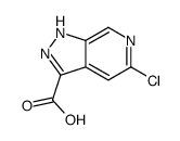 5-chloro-1H-pyrazolo[3,4-c]pyridine-3-carboxylic acid structure