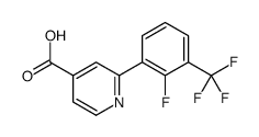 2-[2-fluoro-3-(trifluoromethyl)phenyl]pyridine-4-carboxylic acid结构式