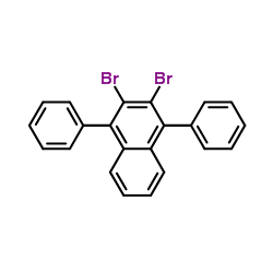 2,3-Dibromo-1,4-diphenylnaphthalene Structure